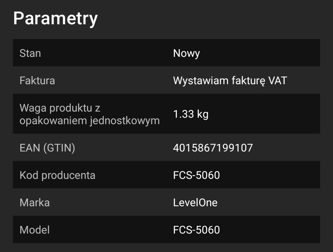KAMERA bezpieczeństwa AHD BN-AHD180C/IRH 2 megapiksele kamera panoram