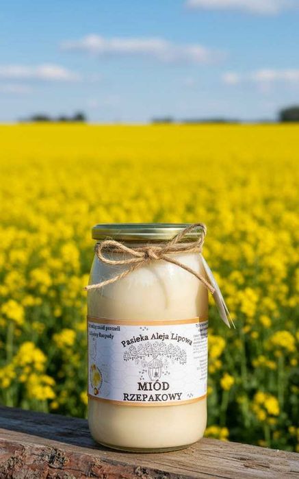 Miód rzepakowy z serca Doliny Rospudy + GRATISY