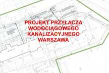 przyłącze wody kanalizacji projekt wykonanie MPWiK Wilanów