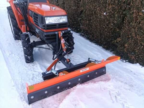 Pług do śniegu 150cm hydrauliczny do mini traktorka kubota iseki