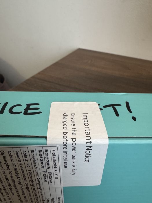 Павербанк 20000 мА•год 22.5W