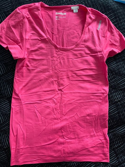Koszulka sportowa reebok różowa rozmiar M
