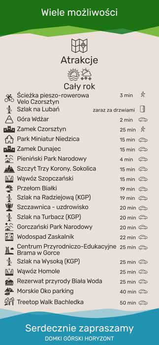 Nowy domek nad jeziorem, widok na Tatry, blisko Velo Czorsztyn Pieniny