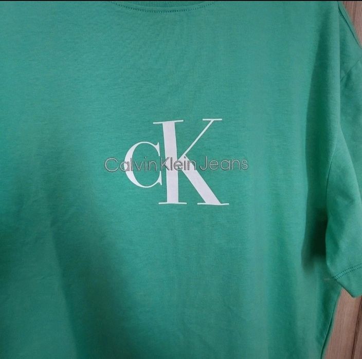 Monologo Tee unisex Koszulka, marki Calvin Klein Jeans, roz L