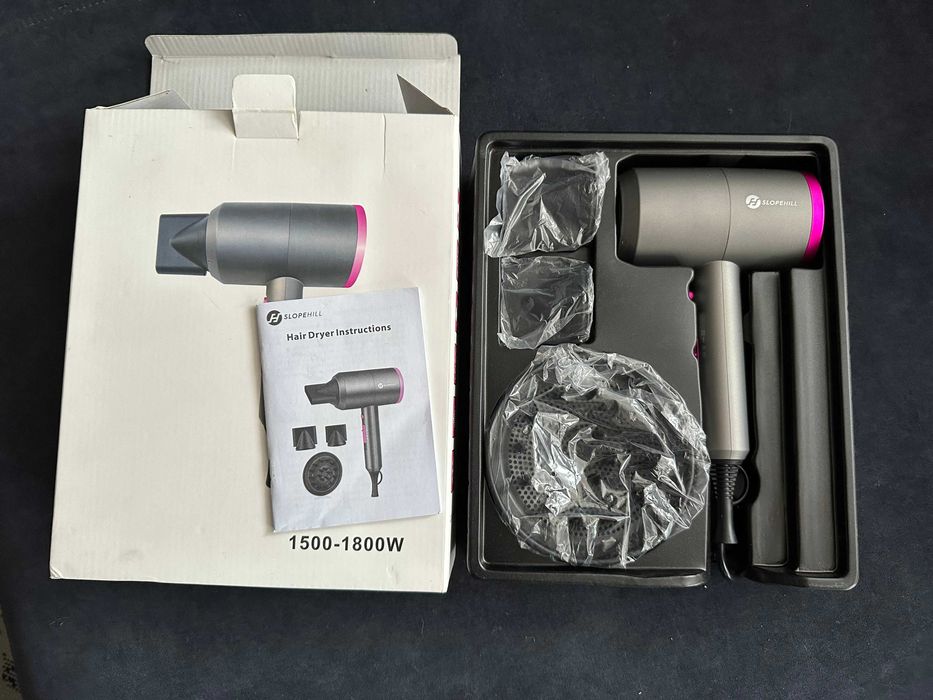 Професійний іонний фен Slopehill, потужний фен потужністю 1800 Вт