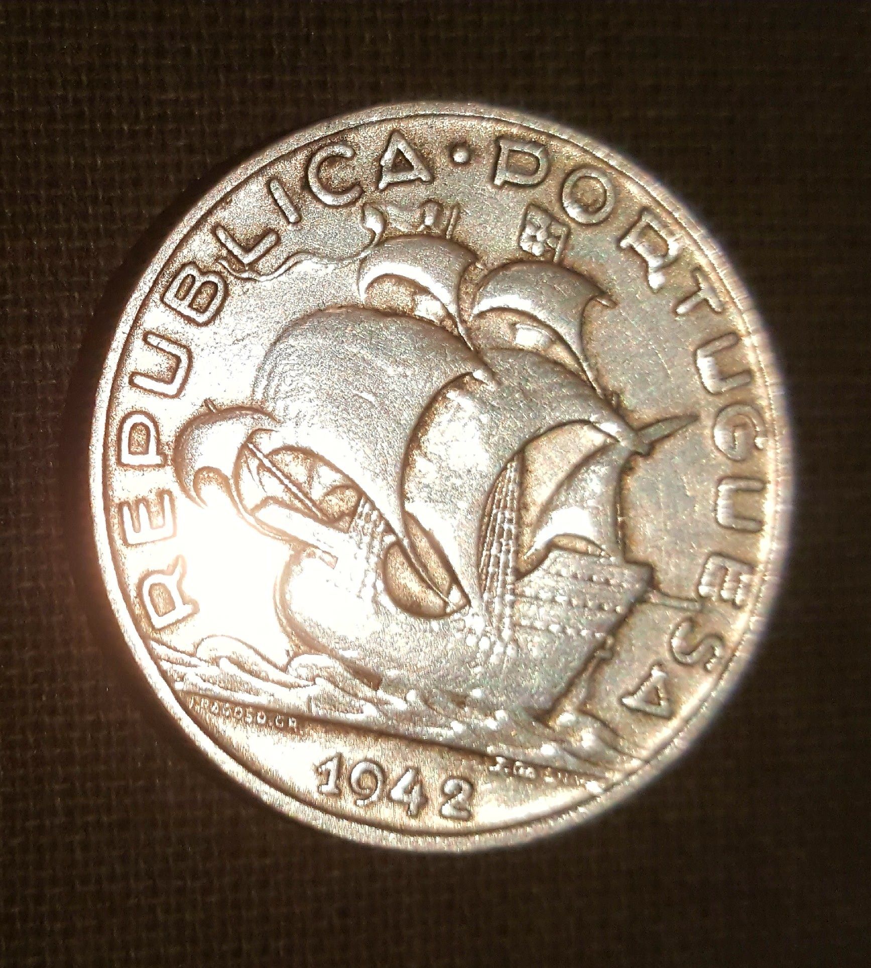 Moedas 5 escudos Prata