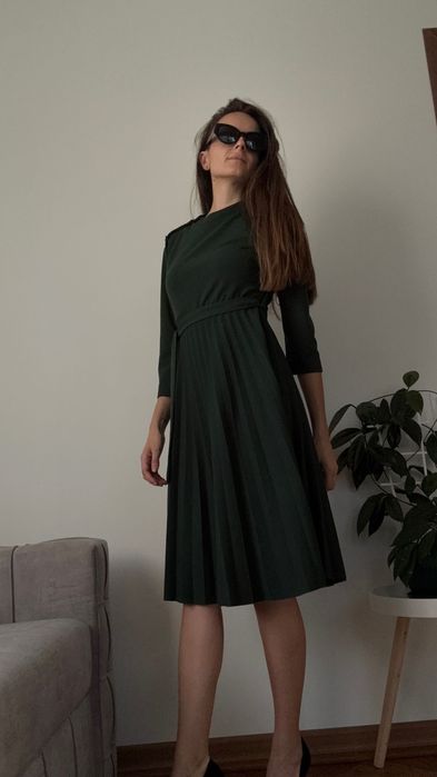 Сукня осіння зелена