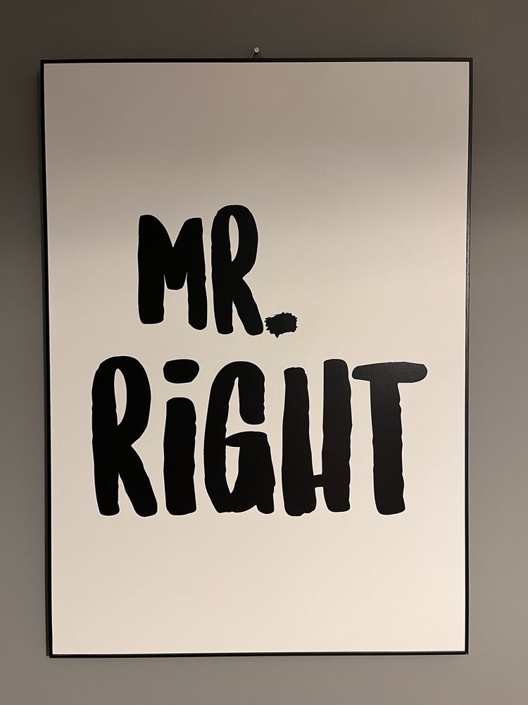 Obrazy „Mr Right” oraz „Mrs always Right”