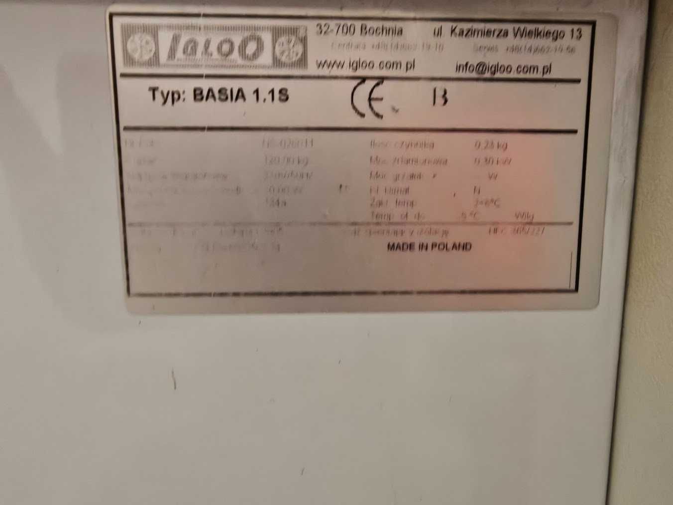 Igloo Basia 2/1.1 S — kompaktowa lada chłodnicza po serwisie!