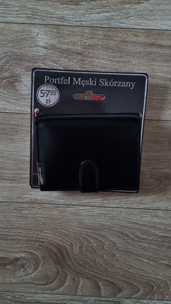 Portfel męski skórzany