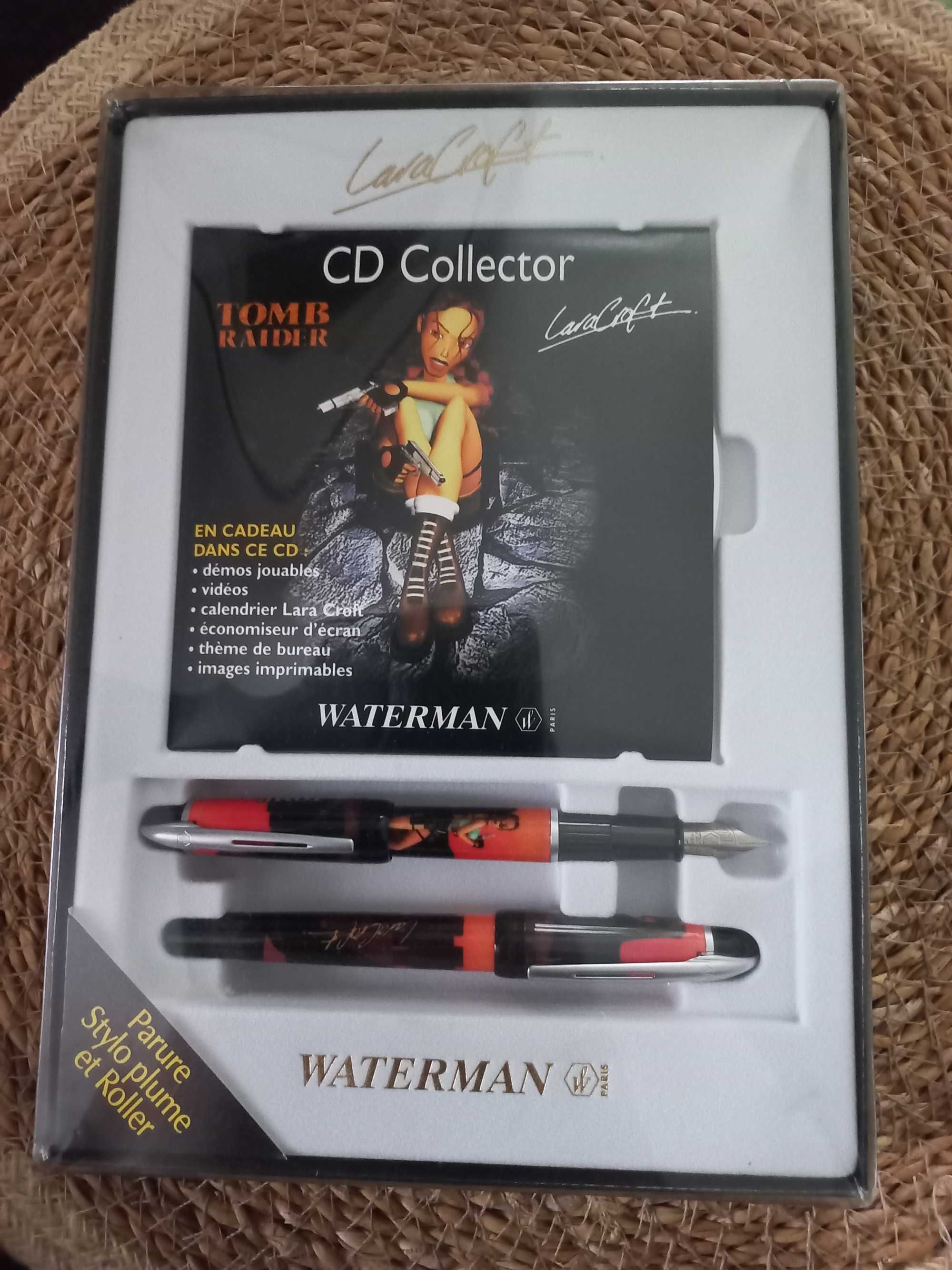 WATERMAN, Tomb Raider, zestaw czarno-pomarańczowy. Polecam!!!