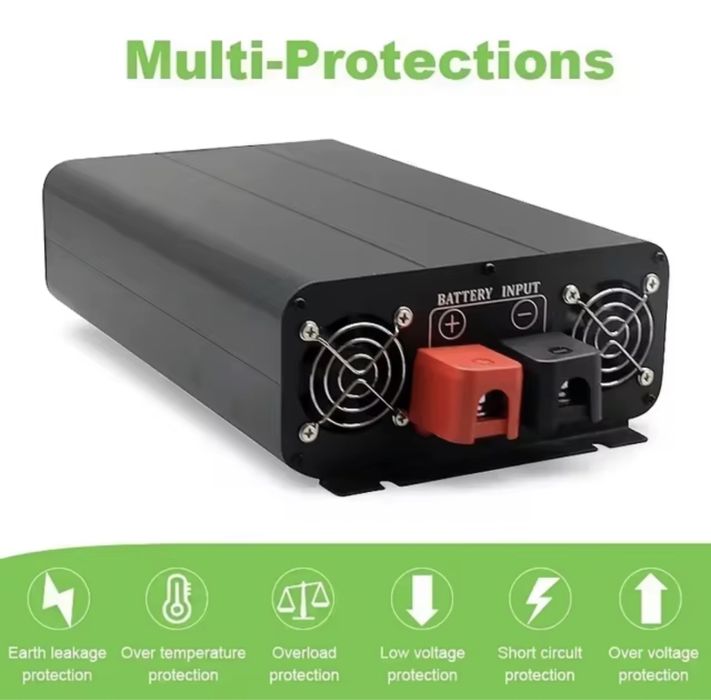 Інвертор з чистою синусоїдою 5000W Power DC 12V To AC 220V