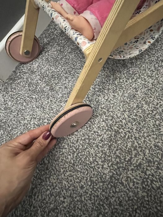 Wózek dla lalek, kołyska i wanienka plus lalki OKAZJA