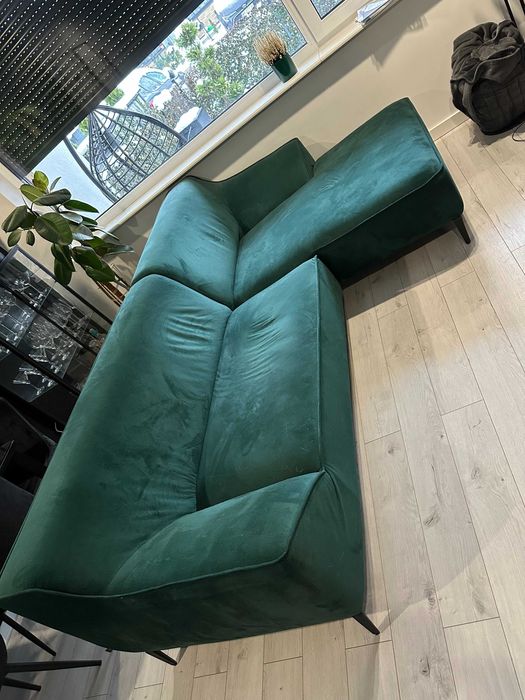 Sofa/Narożnik butelkowa zieleń 270 x 160