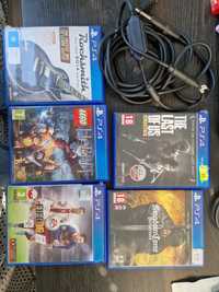 Pakiet 5 gier na PS4 Last of Us, Kingdome Come, Lego Hobbit...