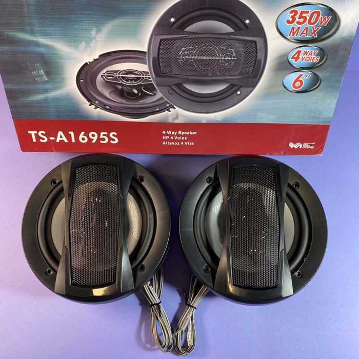 Колонки в машину TS-1695S 6 дюйм, 4 полос, 350W Цена производителя!