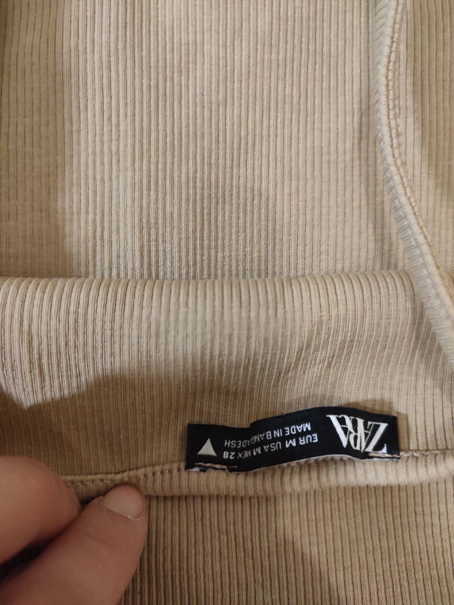 Топ в рубчик zara. Топік zara. Топик zara