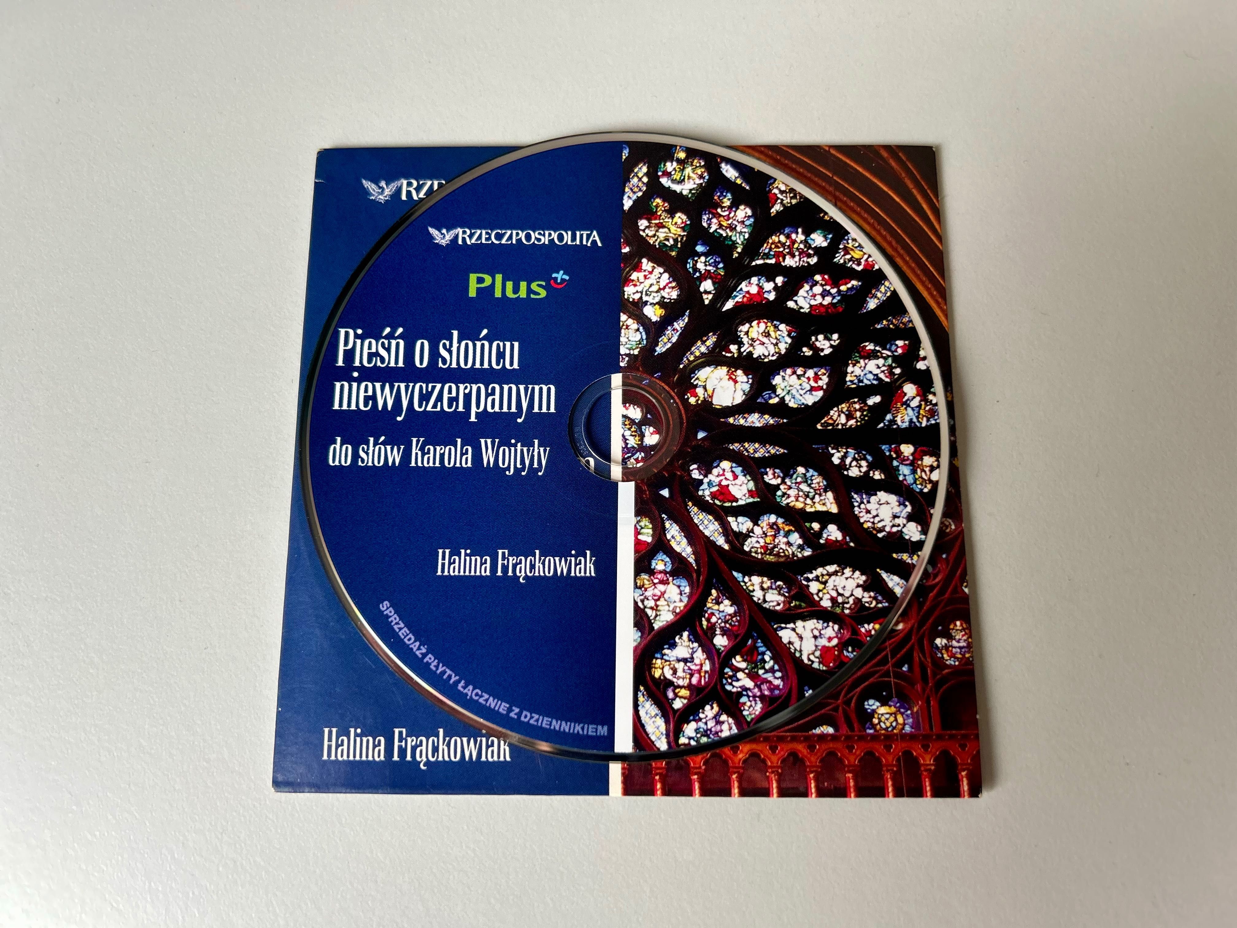 Halina Frąckowiak „Pieśń o słońcu niewyczerpanym” do słów Wojtyły CD