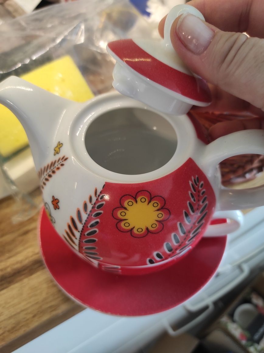 Ceramiczny komplet do herbaty