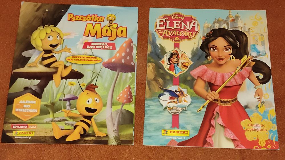 Albumy Panini Pszczółka Maja i Elena z Avaloru
