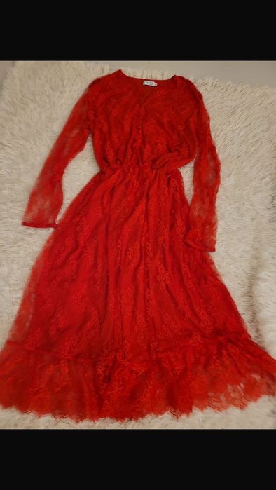 Sukienka damska z koronka