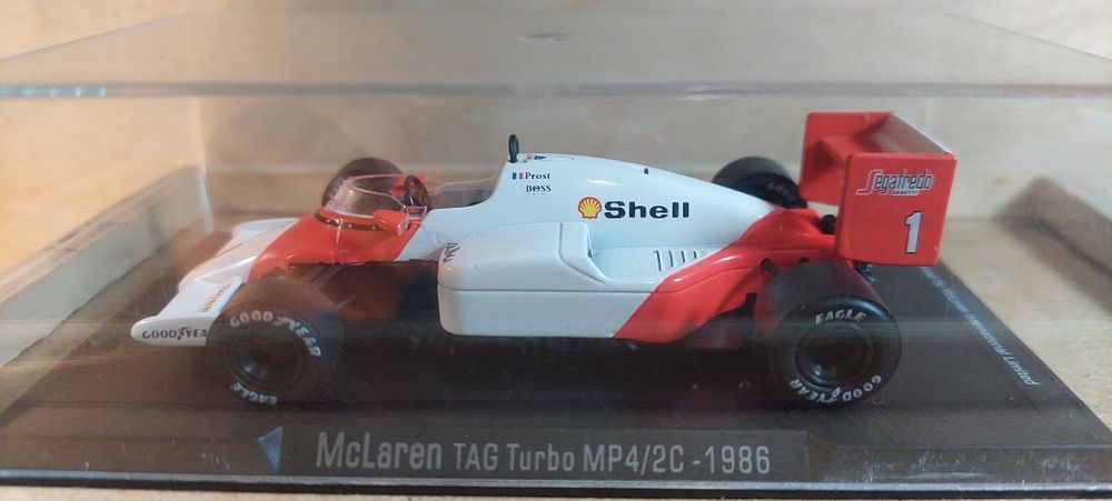 McLaren TAG Turbo MP4/2C 1/43 Atlas RBA | Miniatura Em Caixa