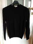 Burberry sweter czarny L london 100%oryg nr seryjny piękny wyjątkowy
