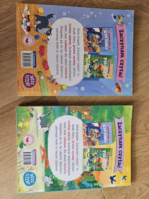 Książeczki Zaczynam czytać Kto tam Pali się