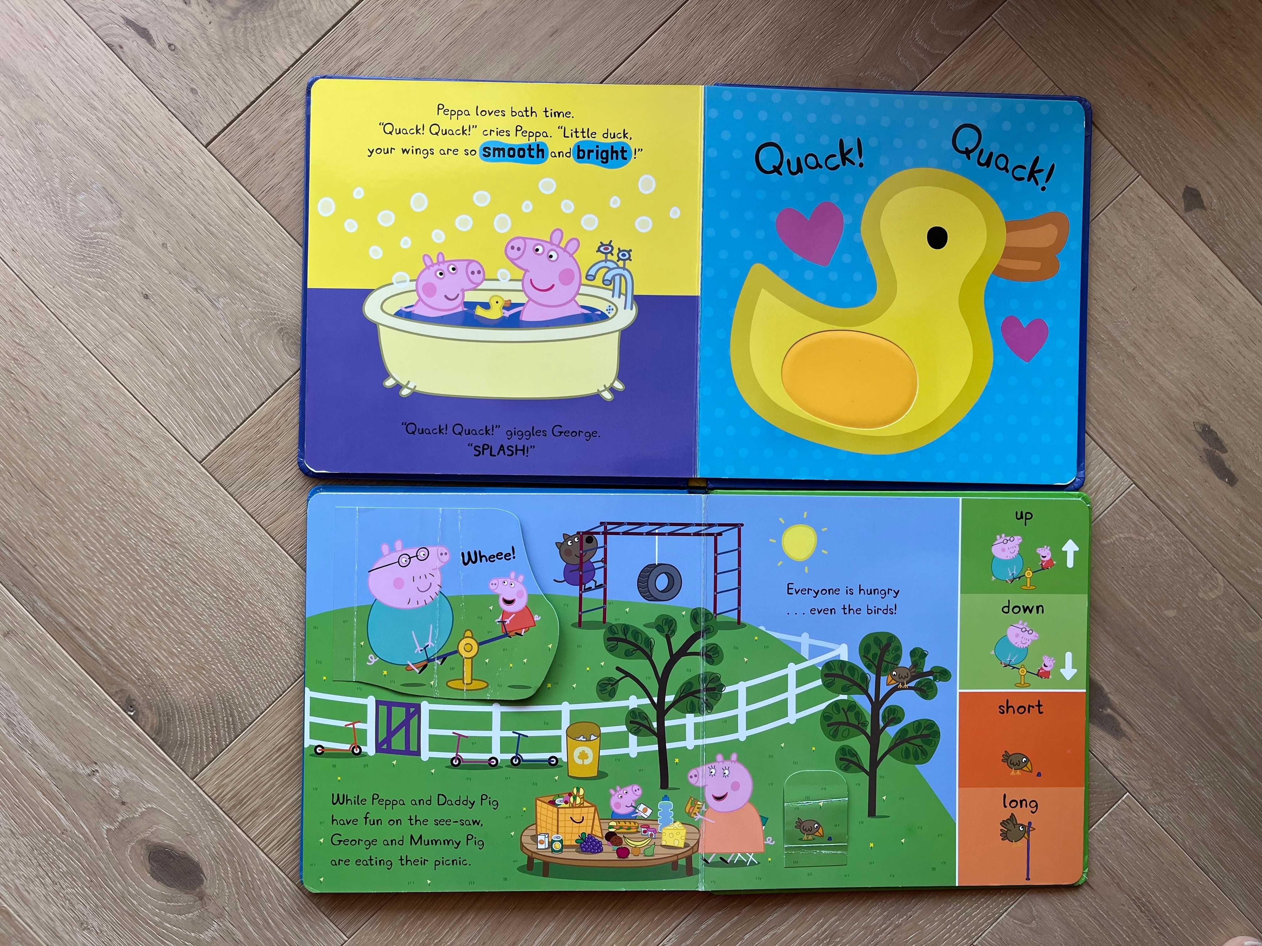 OKAZJA!!! Zestaw 2 książek świnka Peppa pig po angielsku