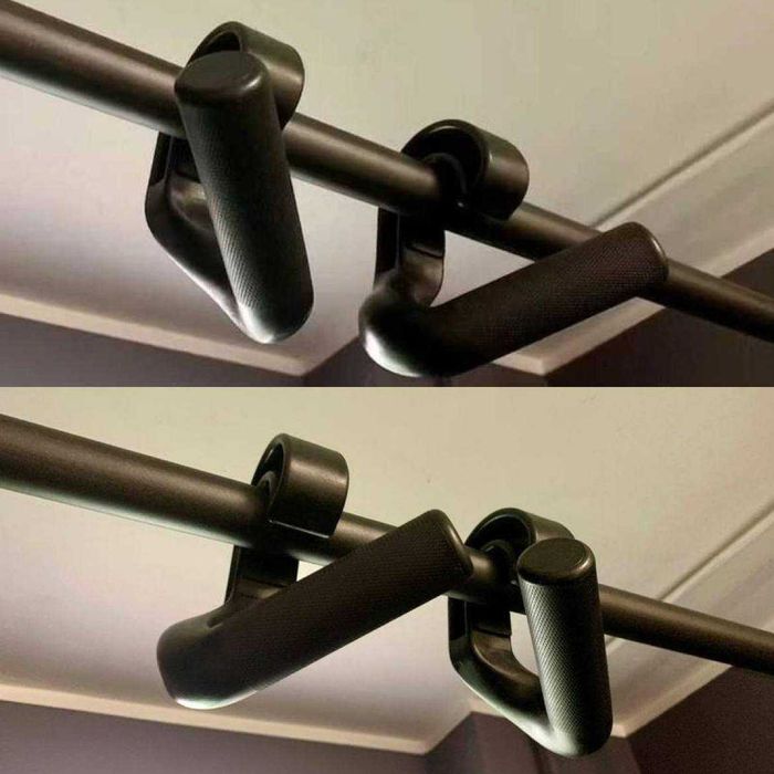 Крюки для турника, рукоятки для тяги штанги параллельным хватом