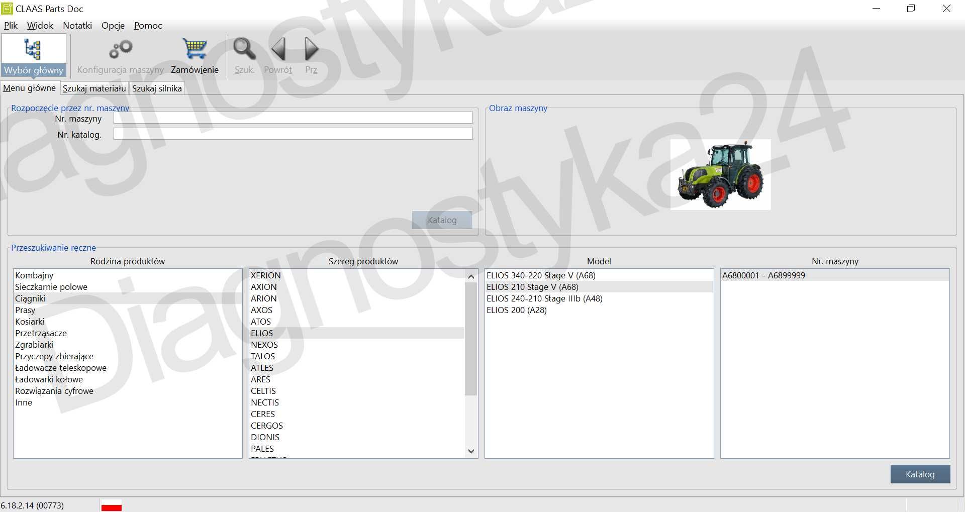 KATALOG CZĘŚCI Claas Parts Doc 2022 Schematy Instrukcje Maszyny