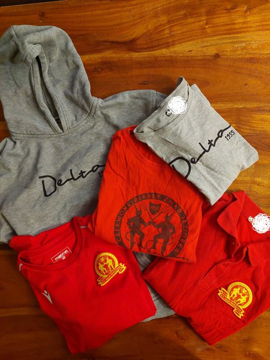 Delta Warszawa: koszulki trening. Macron, t-shirty, bluzy XXS i XS