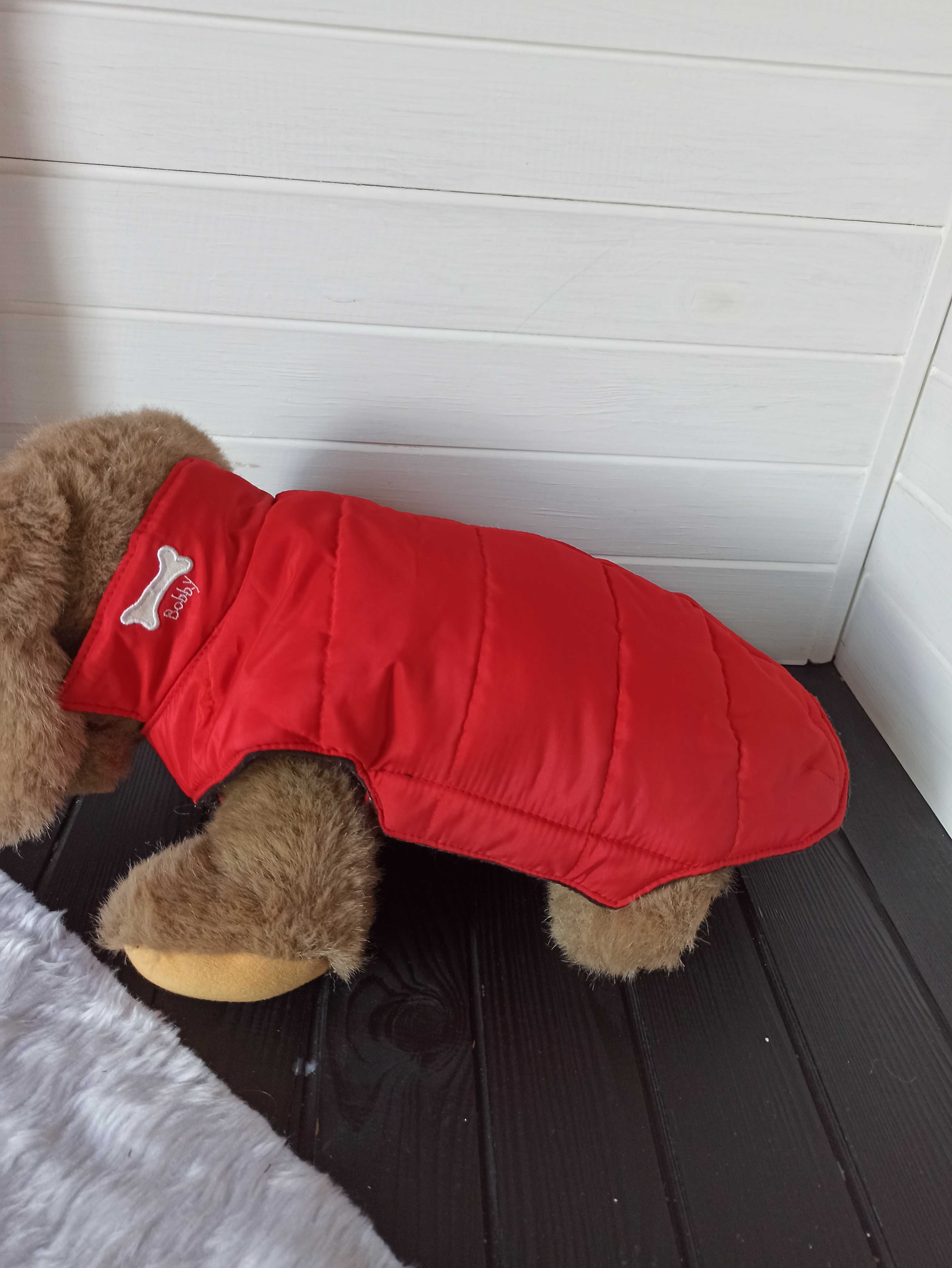 Тепла зимова попона куртка курточка накидка на собаку собачку Bobby