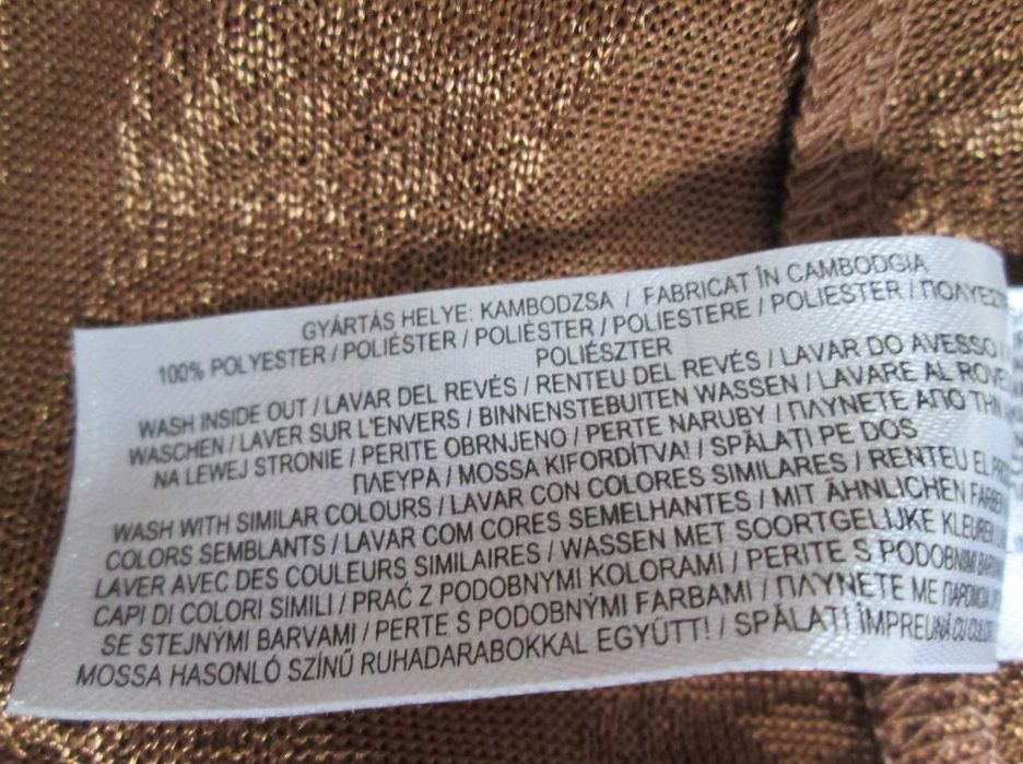 Primark długa sukienka wizytowa vintage M L 38 40 jak NOWA