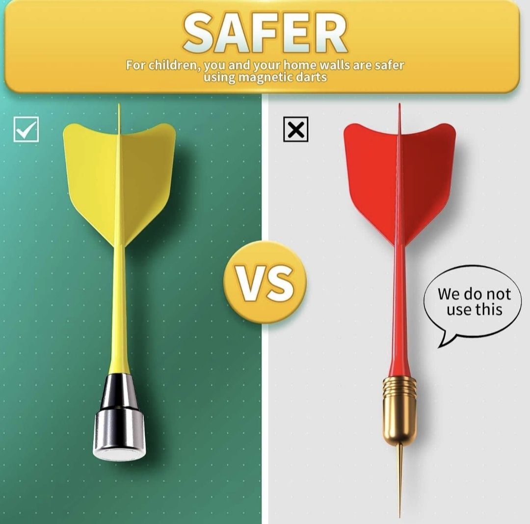 Dart magnetyczny dwustronny dla dzieci 3+ używany