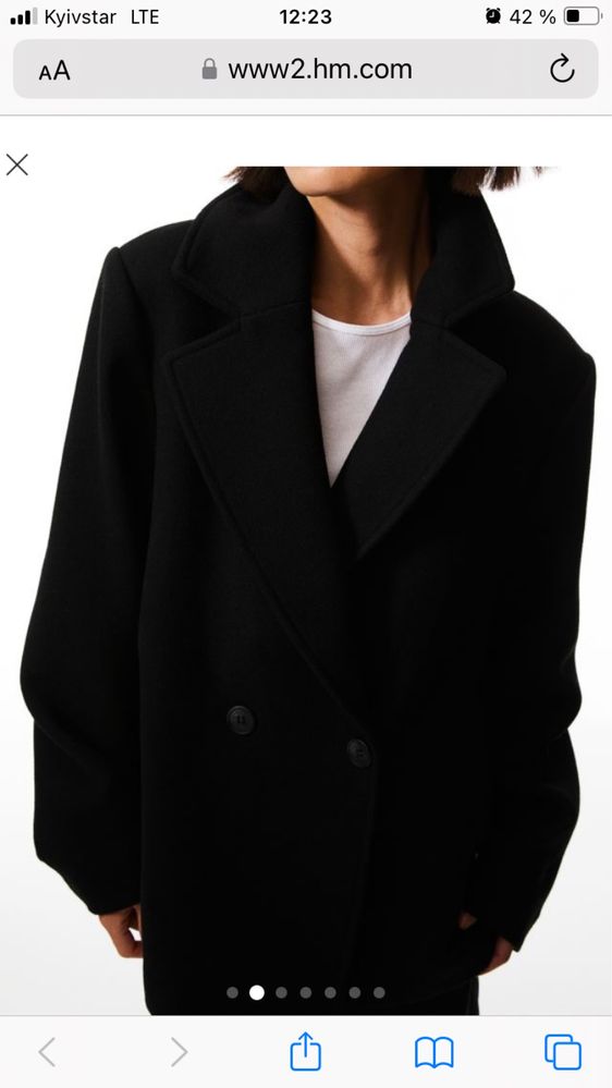 Пальто, піджак, жакет H&M, p. S