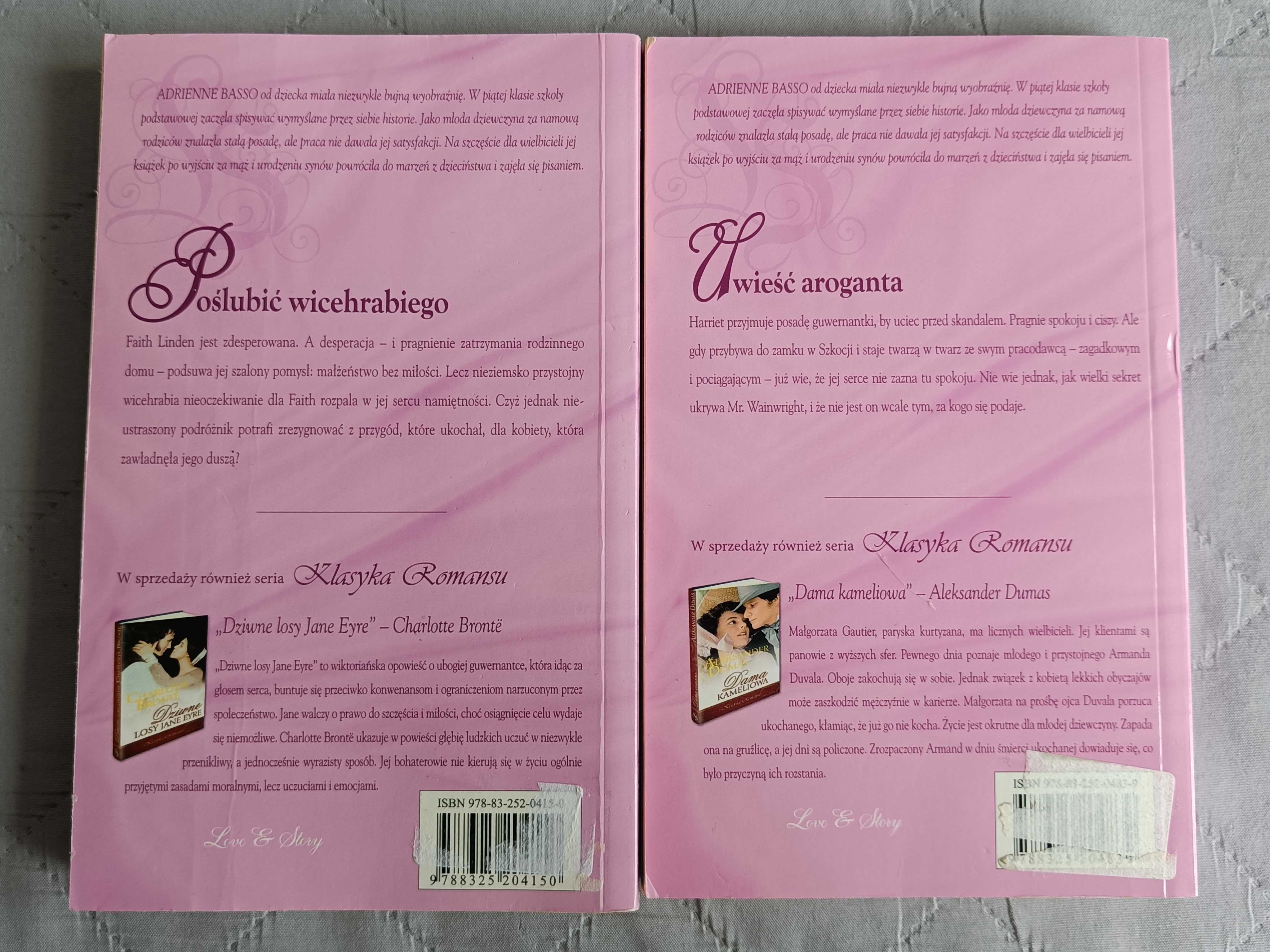 Adrienne Basso, Poślubić wicehrabiego, Uwieść aroganta