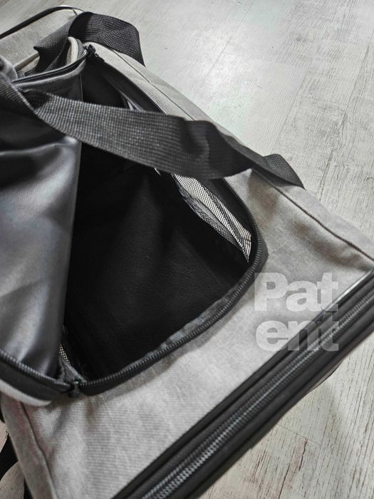 Transporter torba transportowa dla psa kota królika świnki szary