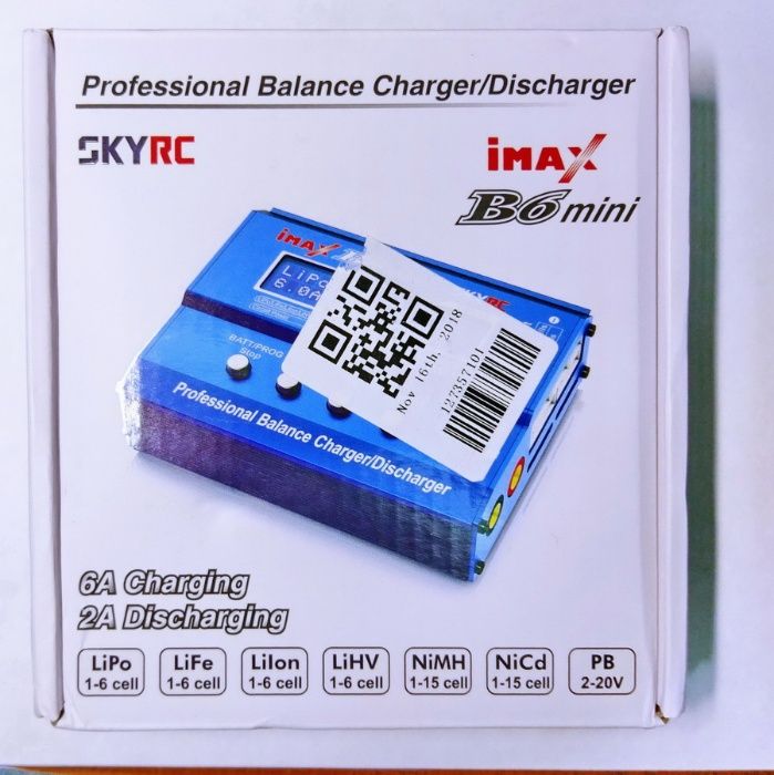 iMAX B6 mini 60W(6A) SkyRC Оригинал универс-е зарядное устройство.