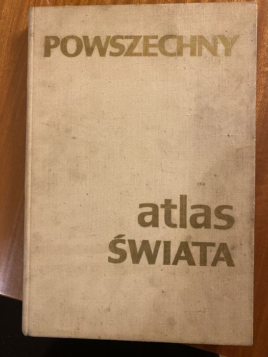 Powszechny atlas świata 1974 prl