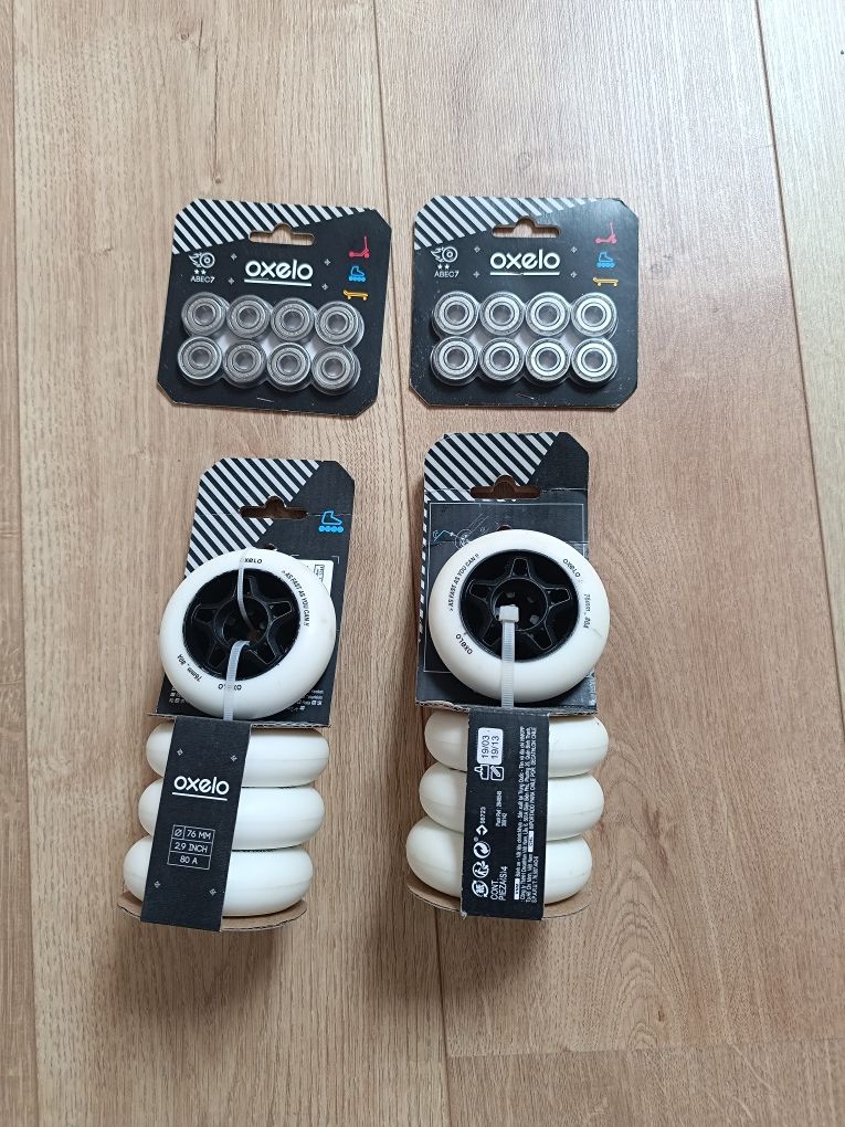 Kit rodas e rolamentos para patins Decathlon