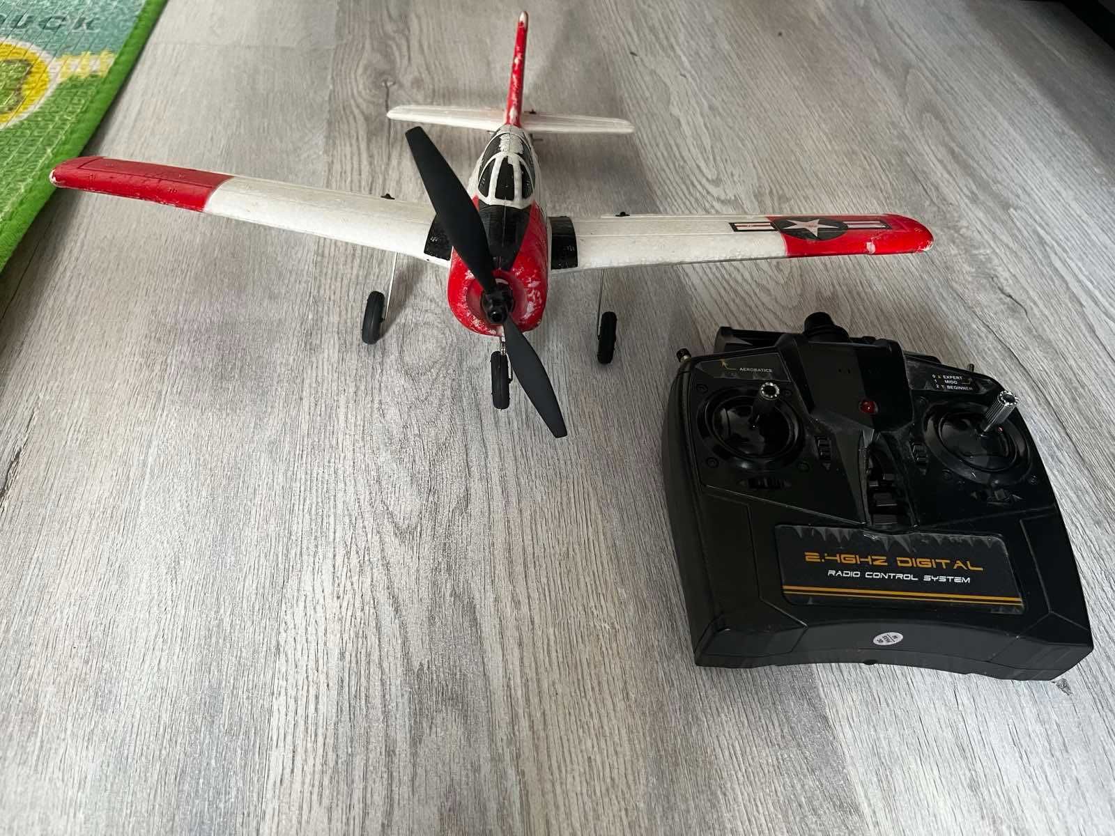 Радиоуправляемый самолет Warbird T-28 Trojan 4CH 2.4G, 1-Key Aerobatic
