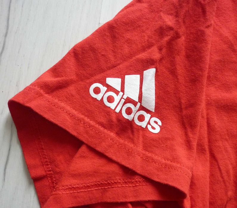 Piękna koszulka męska t-shirt ADIDAS rozmiar L XL Red Bull NY z USA!