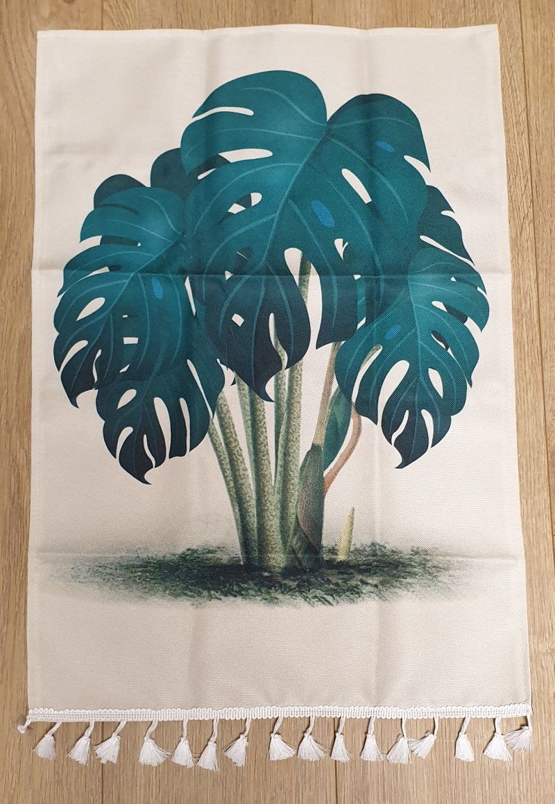 Vintage monstera, Retro makatka,, Makatka Monstera, Vintage Makatka