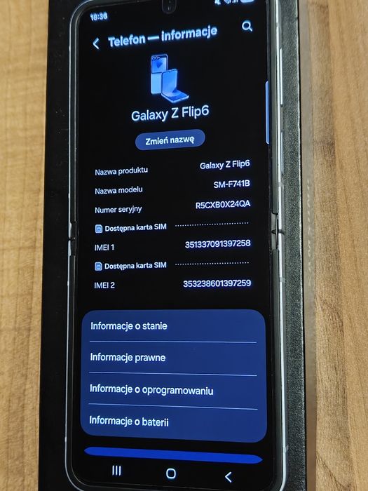 Samsung Z Flip 6 Zamienie