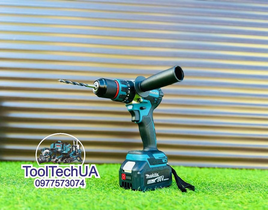 Акумуляторний Набор 2в1 Makita Болгарка DGA404 + Шуруповерт DHP485