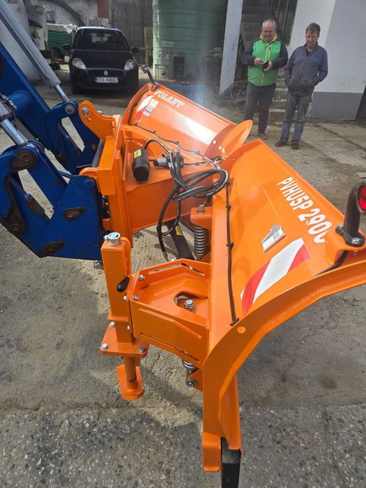 Pług do śniegu Volant hydrauliczny składany strzałka euro tuz 2,5-3,2m