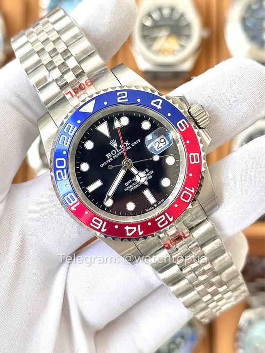 Годинник Rolex GMT-Master II Pepsi часы Ролекс