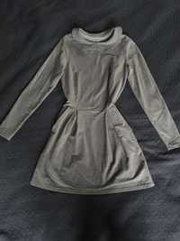 Vintage lata 60 i 50,ciepła zimowa sukienka dresowa bawełniana Dressi