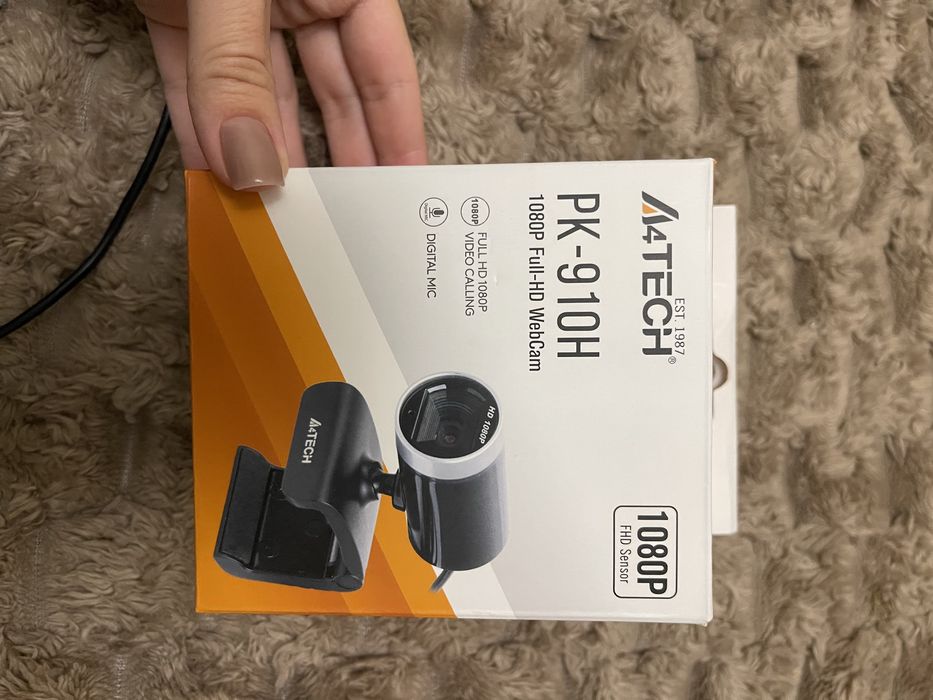 Веб-камера для комп'ютера A4tech PK-910H (Silver+Black)